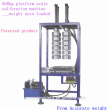 600kg platform scale calibration machine,test weight group auto loaded